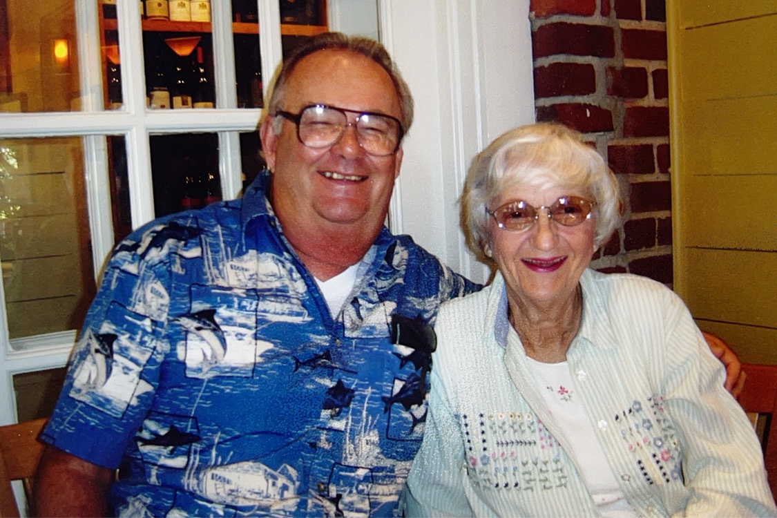 Bill and Gloria Tibboles, founders of West Harbor Club, smiling together